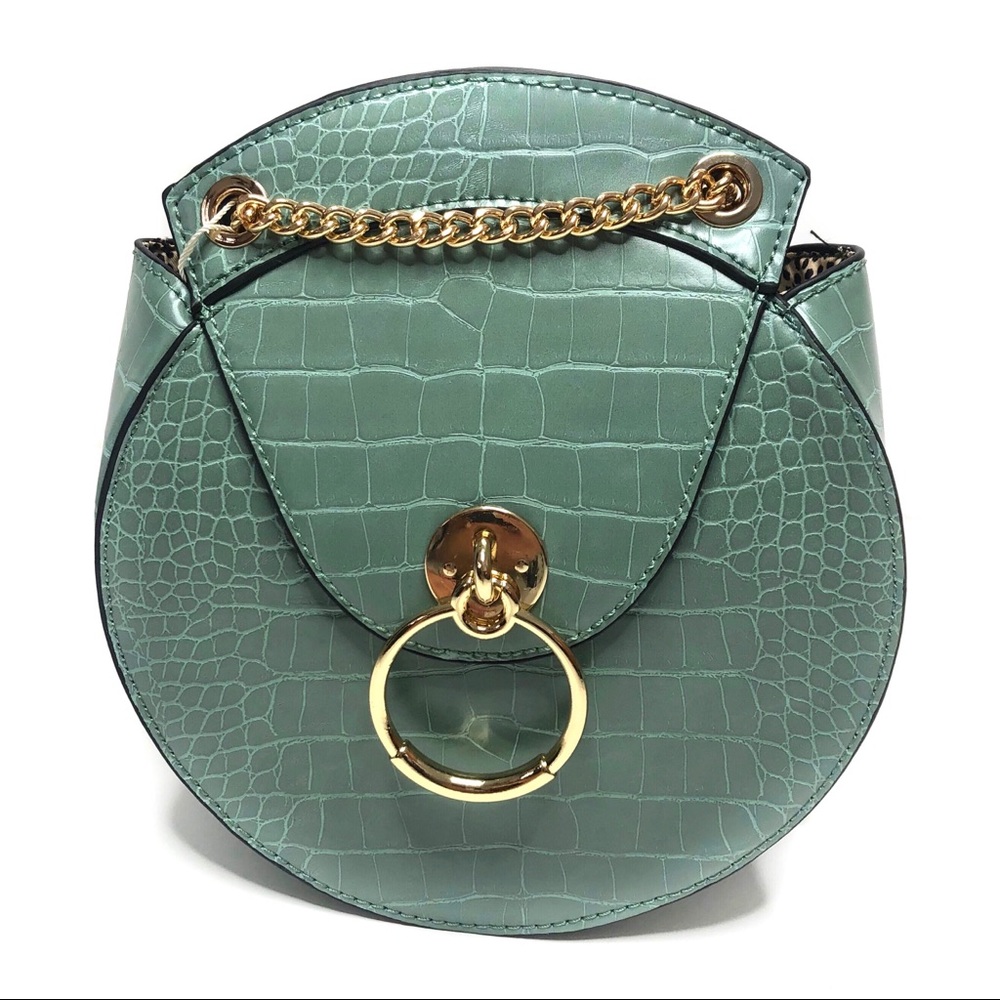 NWT Isabelle Mint Round Bag